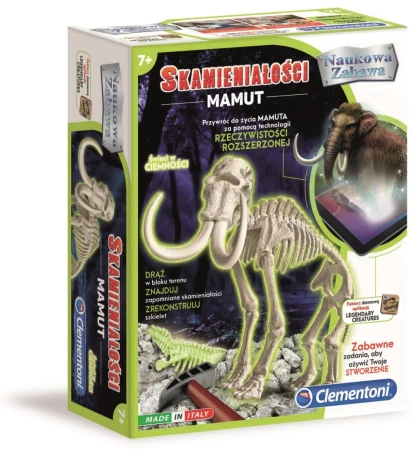Skamieniałości mamut fluorescencyjny 60890 - Clementoni