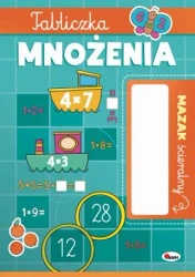 Tabliczka mnożenia. Mazak ścieralny - Elżbieta Korolkiewicz