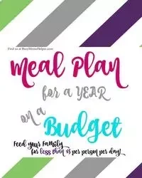 A YEAR of Budget Meal Plans - with Recipes! - Danielle Reeves