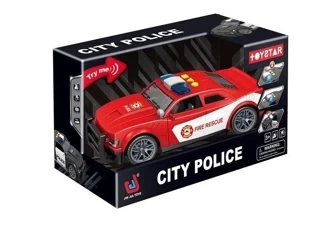 Policja 23cm czerwona ze światłem i dźwiękiem - Icom