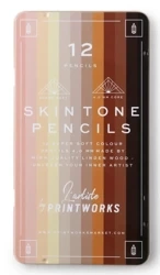 Kredki 12 kolorów Skin Tone - PRINTWORKS