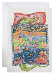 Karnet A170 B6 + koperta Śpiący krokodyl - DM Collection