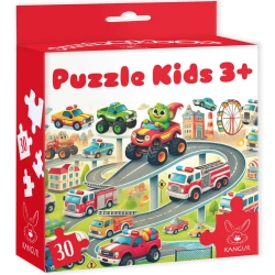 Puzzle 30 Kids Auta 3+ - Kangur