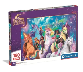 Puzzle 180 Super Unicorn Academy - Clementoni