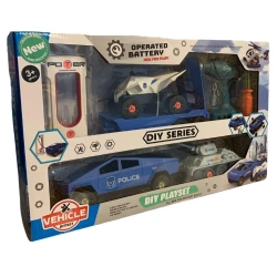 Samochód do montażu z przyczepą i czołgiem - Maksik