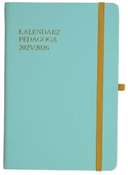 Kalendarz pedagoga 2025/26 A5 tyg Salsa akwamaryna - praca zbiorowa