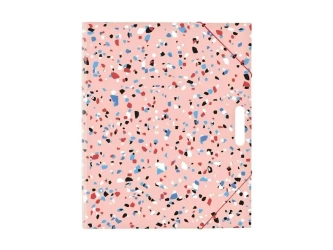 Teczka na rysunki A4 Terrazzo różowa - MFP