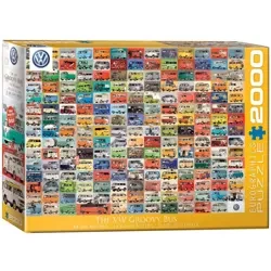 Puzzle 2000 The VW Groovy Bus 8220-0783 - Eurographics
