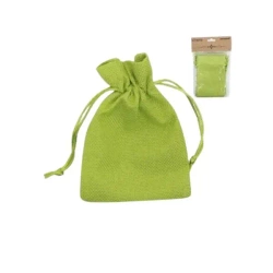 Woreczki jutowe zielone 10x15cm 6szt - Penword