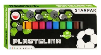 Plastelina 12 kolorów Football 2 - STARPAK
