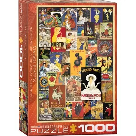 Puzzle 1000 Vintage Posters 6000-0769 - Eurographics