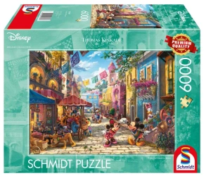 Puzzle 6000 PQ T.Kinkade Myszka Miki and Minnie w Meksyku 112334 - Schmidt Puzzle