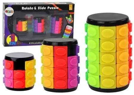 Zestaw układanek logicznych Walec - Leantoys