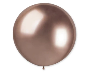 Balon kula shiny 0,80m różowo-złota - Godan