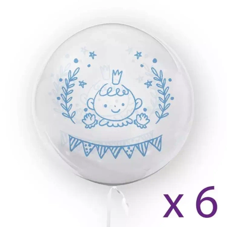 Zestaw 6 sztuk - "Chłopiec baby shower"