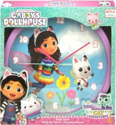 Zegar ścienny 25cm Gabby's Dollhouse GD00021 - Kids Euroswan
