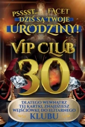 Karnet Urodziny 30 męskie - YEKU