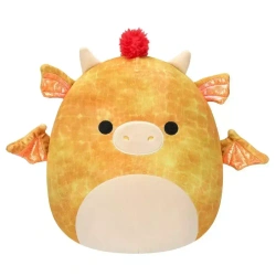 SQUISHMALLOWS MASKOTKA PLUSZAK ŻÓŁTY SMOK DIERIC 40 CM