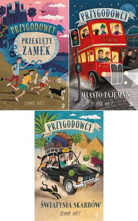 Miasto tajemnic. Przygodowcy t. 1-3 Pakiet 3 - Jemma Hatt