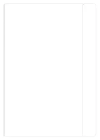 Teczka z gumką A3+ biała (10szt) - INTERDRUK