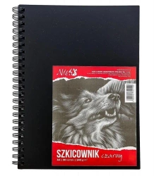 Szkicownik A4/30K 140g czarny - Koh-I-Noor