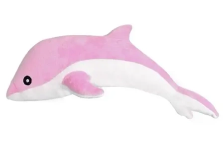 Maskotka pluszowy delfin różowy 70cm - Leantoys