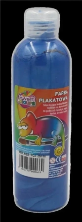 Farba dekoracyjna metaliczna niebieska 250ml - Sweet colours