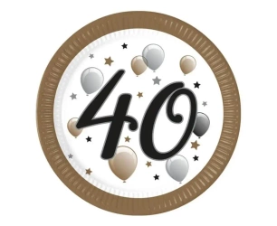 Talerzyki papierowe 23cm 8szt - Godan