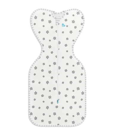 Otulacz Swaddle UP - rozmiar M - biały, gwiazdy ETAP1 -  0.2 TOG Original