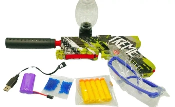 Pistolet na kulki żelowe i strzałki z ładowrką - Pegaz Toys