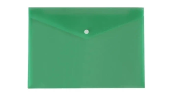 Teczka koperta A4 satyna zielona - Biurfol