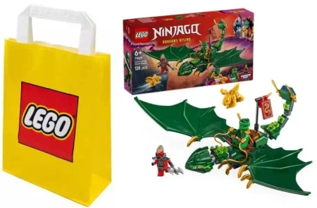 2W1 LEGO(R) NINJAGO 71829 ZIELONY LEŚNY SMOK LLOYDA+TORBA
