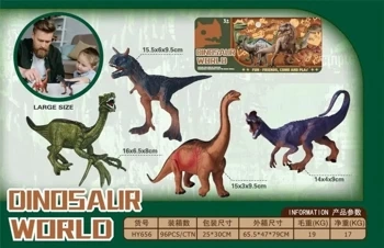 Zestaw dinozaurów 4szt - Maksik