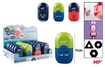 Temperówka podwójna z pojemnikiem i pokrywka MIX - MP Main Paper