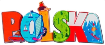 Magnes I love Poland Polska ILP-MAG-C-PL-28 - Pan Dragon