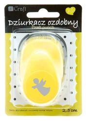Dziurkacz ozdobny 2,5cm aniołek MIX - Dalprint