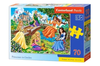 Puzzle 70 Princess in Garden CASTOR - Castorland