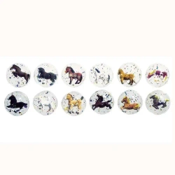 Piłka kauczukowa z konikiem, różne rodzaje - Goki