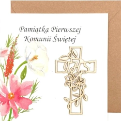 Kartka Pierwsza Komunia Święta - Naem