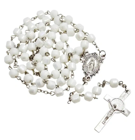 Różaniec biały - Art Sacrum