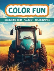 Książka aktywizująca Maszyny rolnicze kolorowanka - Praca zbiorowa