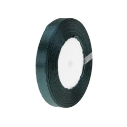 Wstążka satynowa 74 zieleń butelkowa 12mm/32m - Brewis
