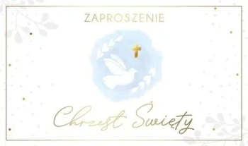 Zaproszenie Chrzest (10szt) - Armin Style