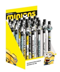 Długopis wymazywalny Minionki niebieski (24szt) - Beniamin