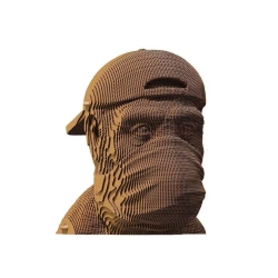 Puzzle 3D kartonowe - Three Wise Monkeys, Speak NE - Cartonic