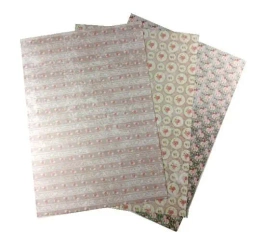 Karton 300g róże 24x34cm 3 ark MIX - Galeria Hobby