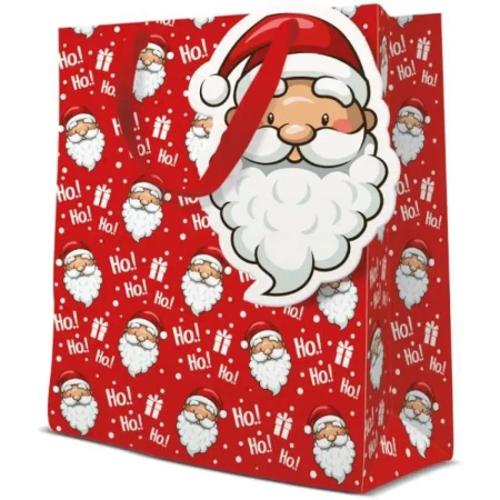 Torebka prezentowa Ho ho ho, średnia