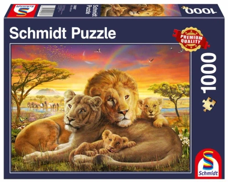 Puzzle 1000 PQ Lwia rodzina 111091 - Schmidt Puzzle