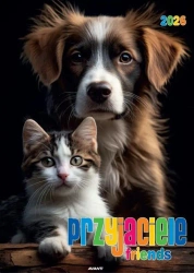 Kalendarz 2026 ścienny Przyjaciele - AVANTI