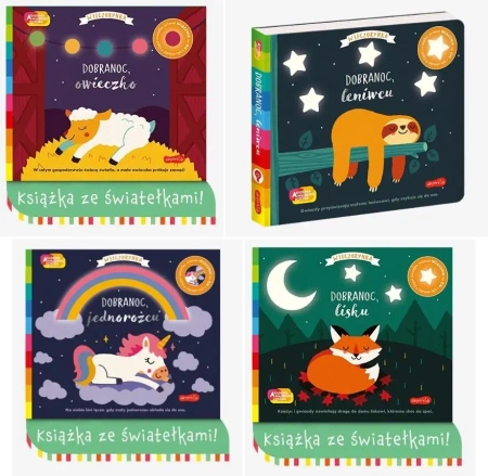 PAK Dobranoc, lisku + jednorożcu + owieczko + leniwcu - praca zbiorowa